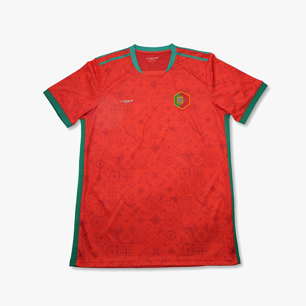 V 07 MAILLOT PORTUGAL RED T-SHIRT ROUGE 1