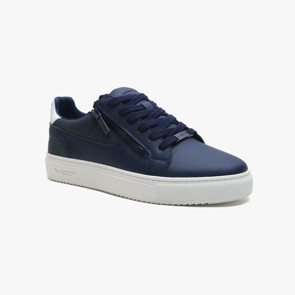 V 07 ROMA SNAKE NAVY SNEAKERS MARINE 2