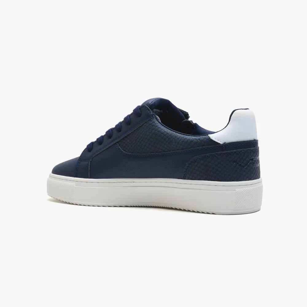 V 07 ROMA SNAKE NAVY SNEAKERS MARINE 3