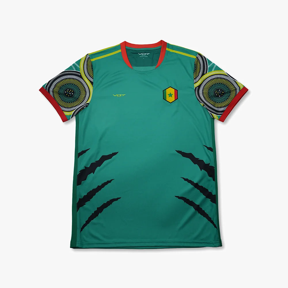 V 07 MAILLOT SENEGAL T-SHIRT VERT 1