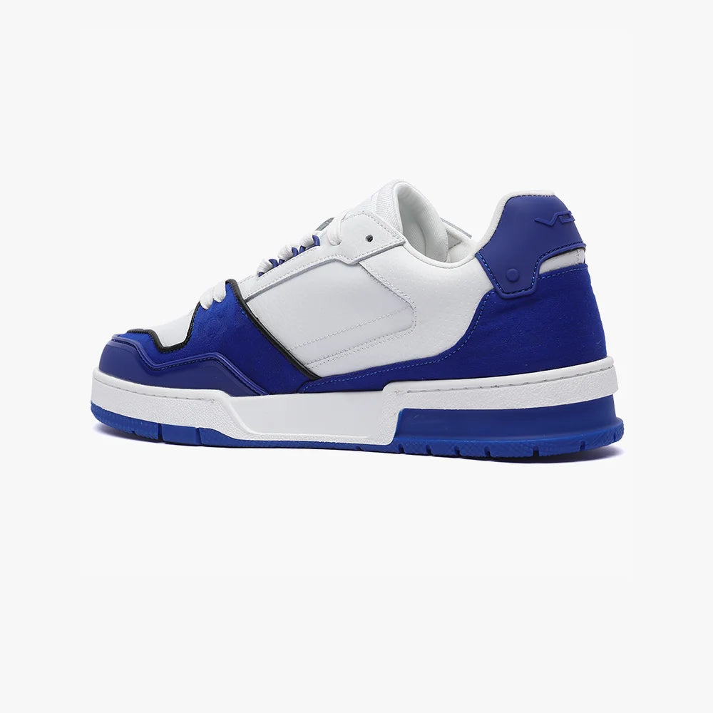 V 07 BALKAT CUIR BLEU SNEAKERS BLEU 2