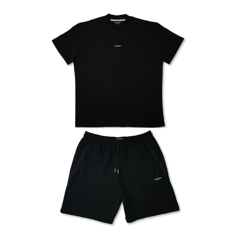 Black Oversize Shorts Set - Men’s Summer Set