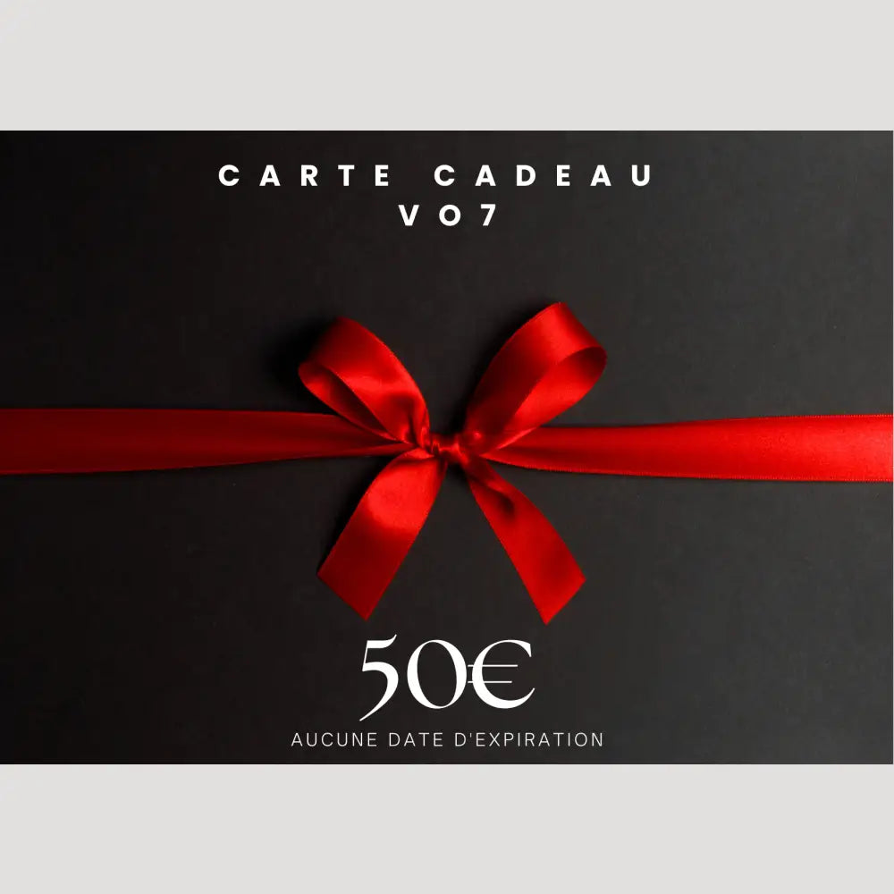 V 07 CARTE CADEAU VO7 CARTE CADEAU 1