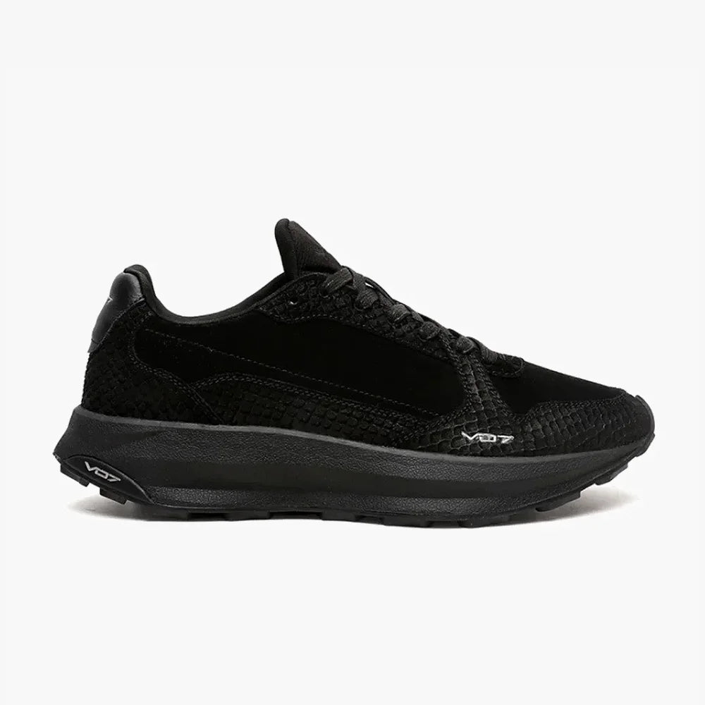 V 07 ORAN CUIR DARK SNEAKERS NOIR 1