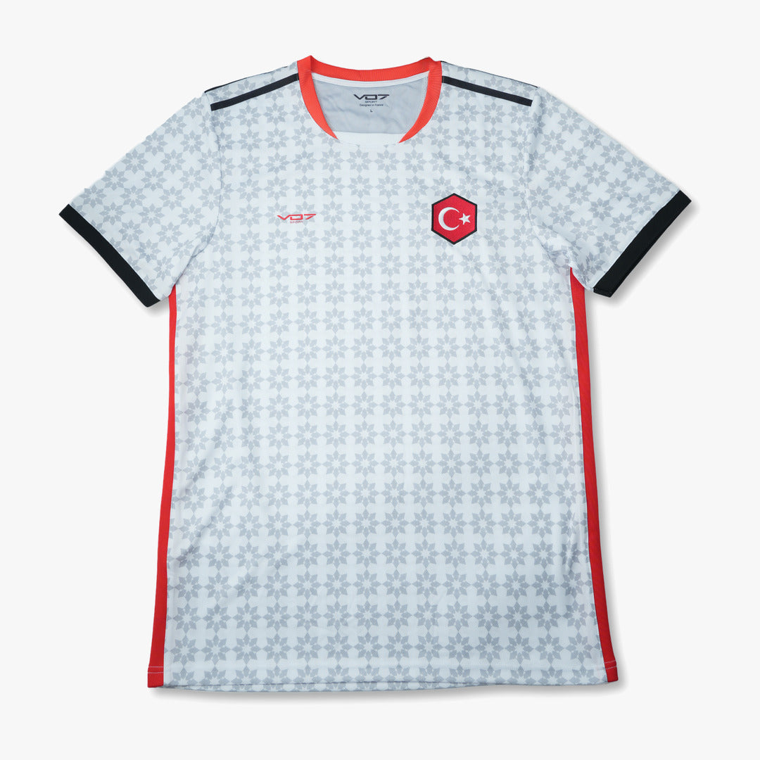 V 07 MAILLOT TURQUIE WHITE T-SHIRT BLANC 1