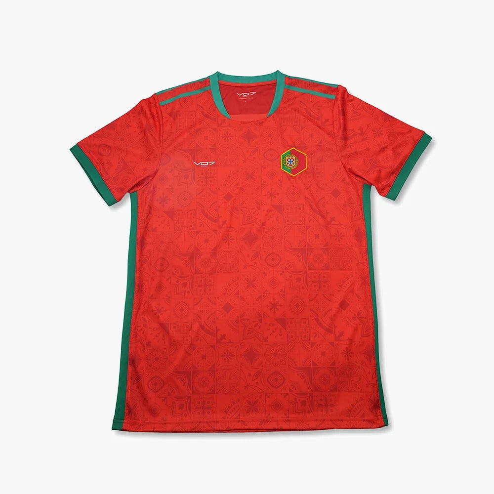 V 07 MAILLOT PORTUGAL RED T-SHIRT ROUGE 1