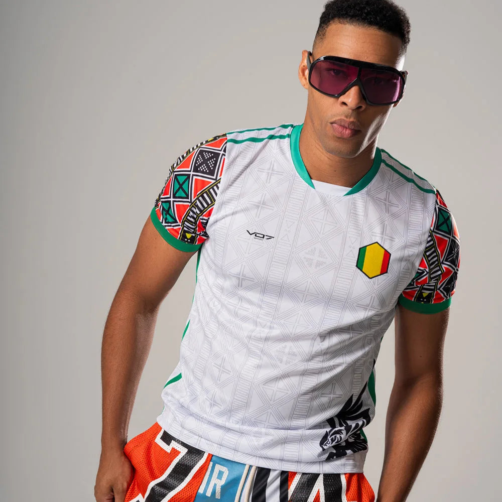 V 07 MAILLOT MALI WHITE T-SHIRT BLANC 4