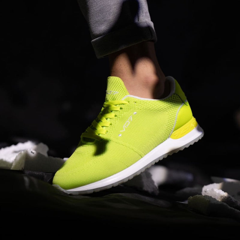 MILAN KNIT FLUO YELLOW - Shoes