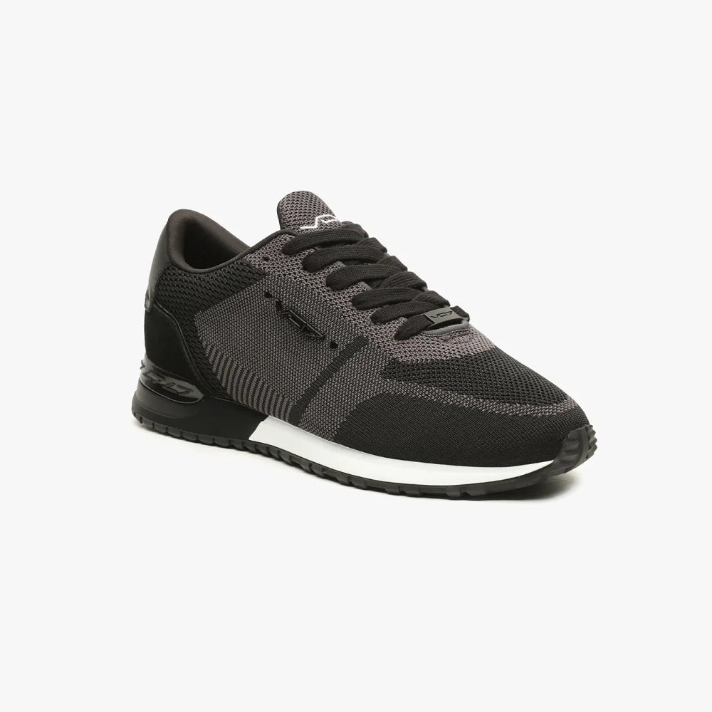 V 07 MILAN KNIT BLACK SNEAKERS NOIR 2