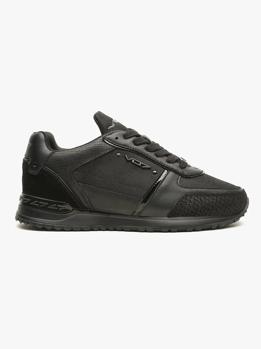 V 07 MILAN SQUARE DARK SNEAKERS NOIR 1