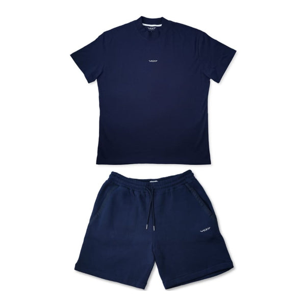 Navy Oversize Shorts Set - Men’s Summer Set