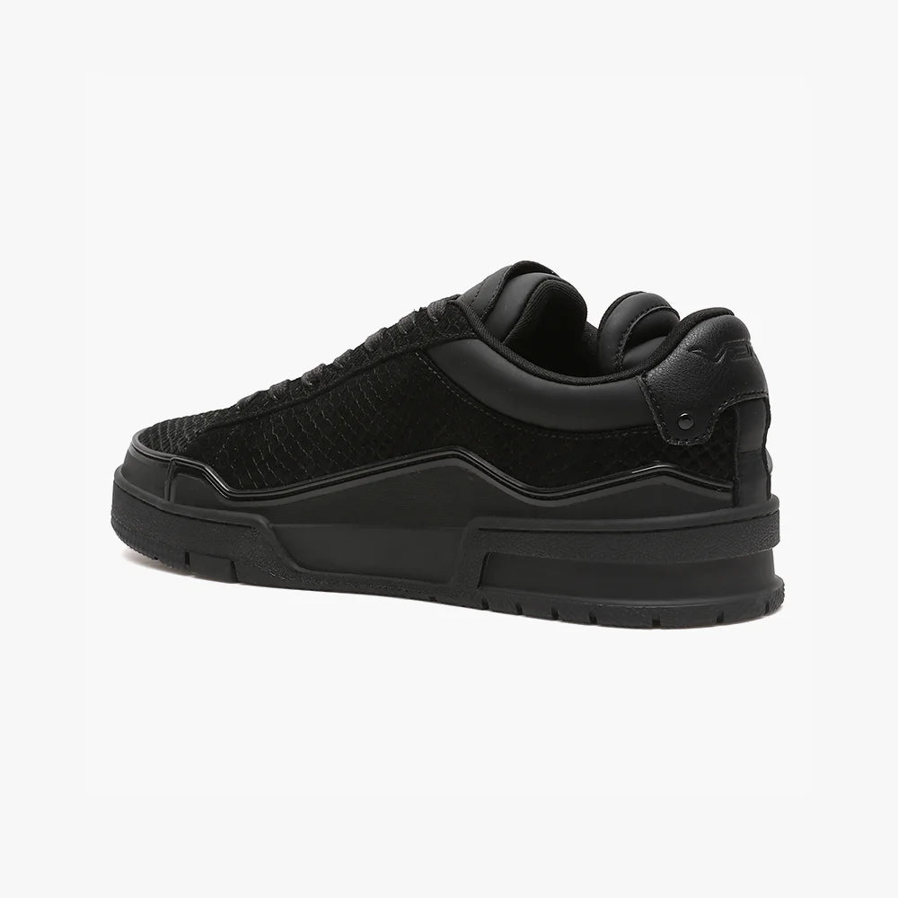 V 07 COSMO PYTHON NOIR SNEAKERS NOIR 4