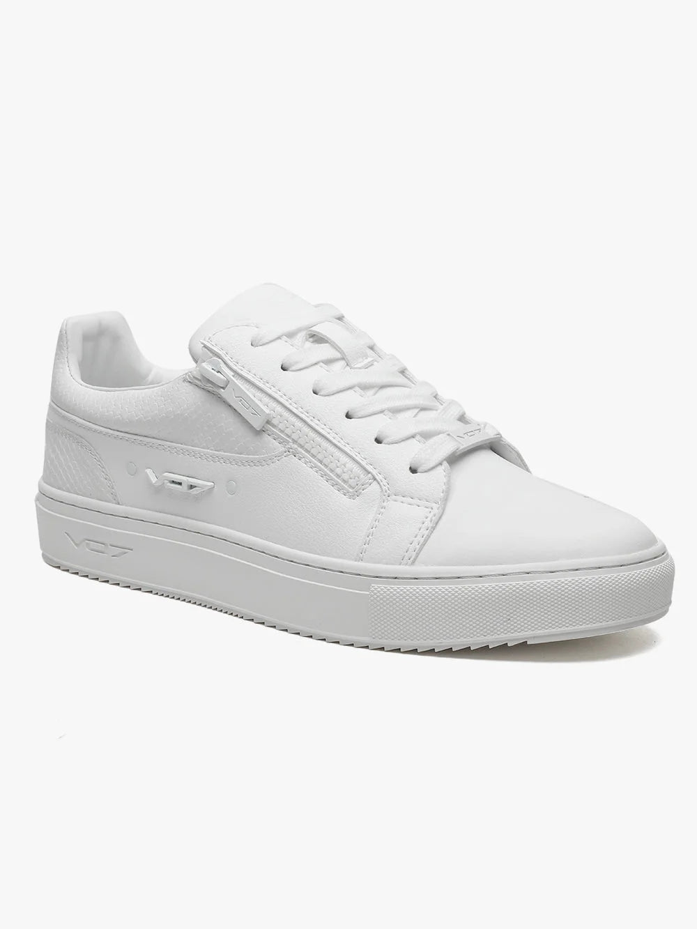 V 07 ROMA SNAKE WHITE SNEAKERS BLANC 2