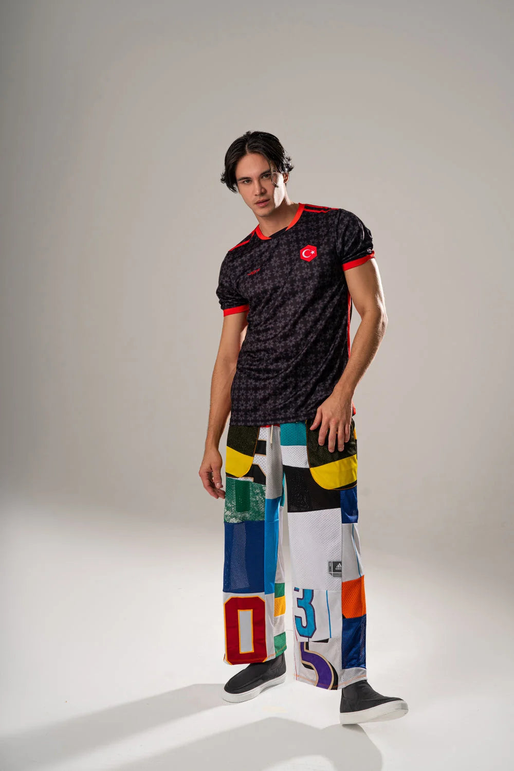 V 07 MAILLOT TURQUIE BLACK T-SHIRT NOIR 4