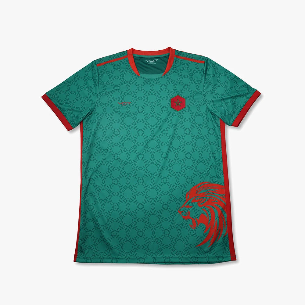 V 07 MAILLOT MOROCCO GREEN T-SHIRT VERT 1