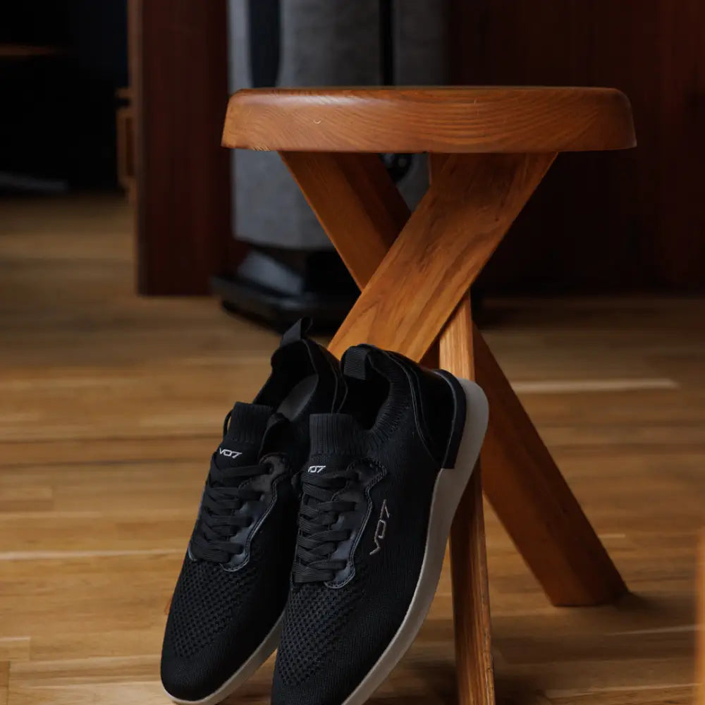 V 07 YACHT PELE BLACK SNEAKERS ELÉGANCE NOIR 8