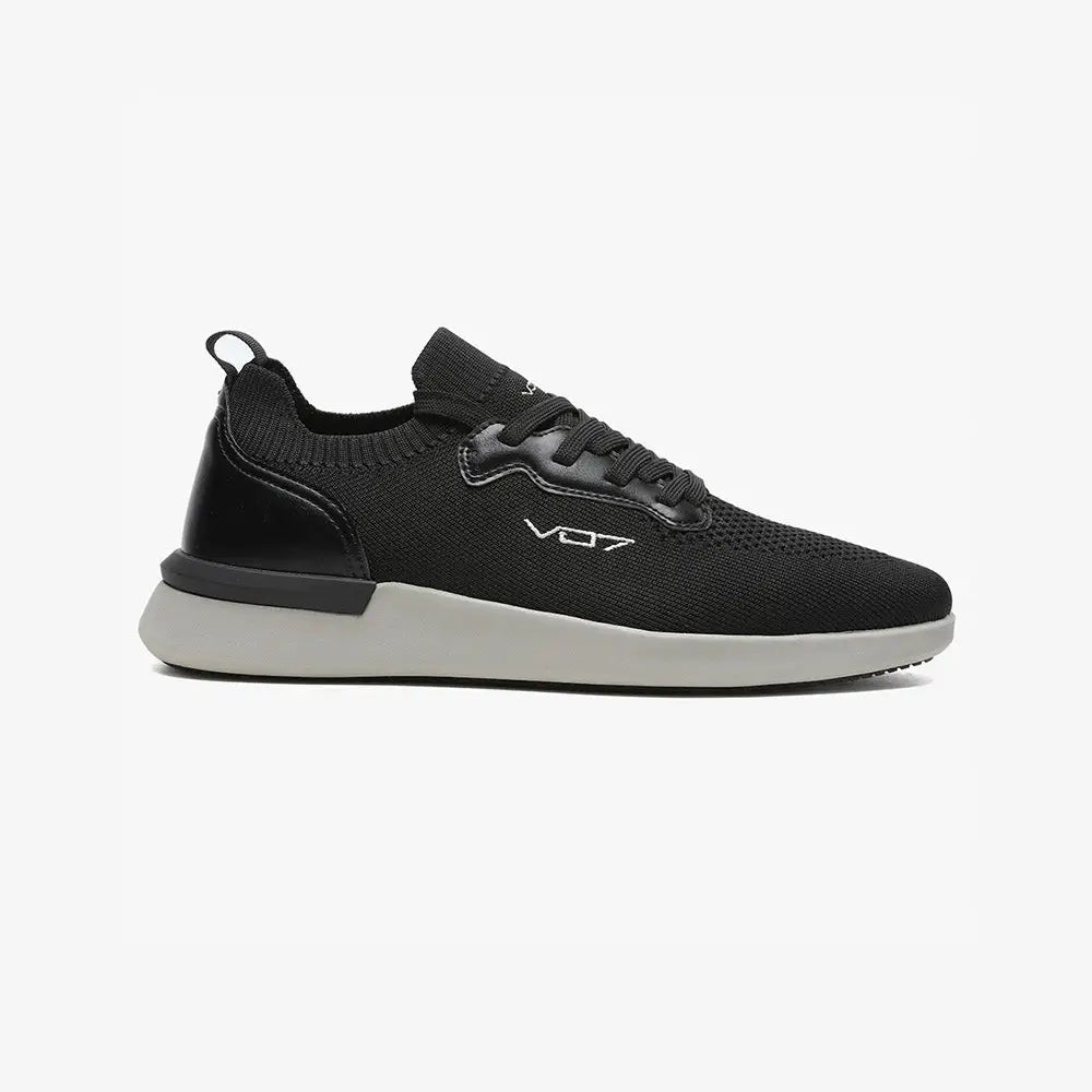 V 07 YACHT PELE BLACK SNEAKERS ELÉGANCE NOIR 1