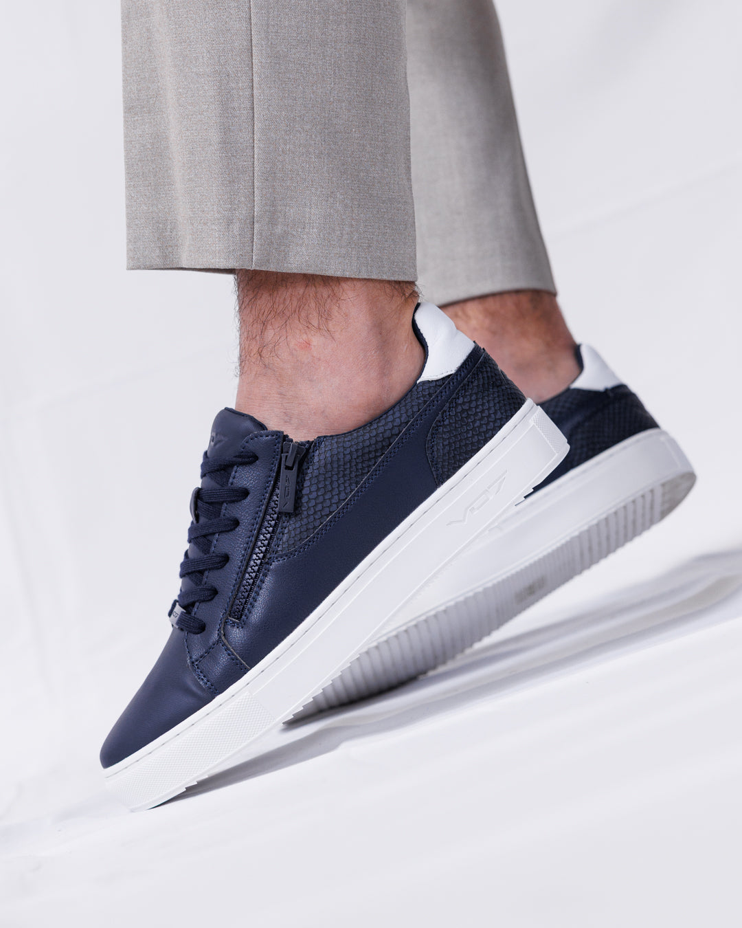 V 07 ROMA SNAKE NAVY SNEAKERS MARINE 7