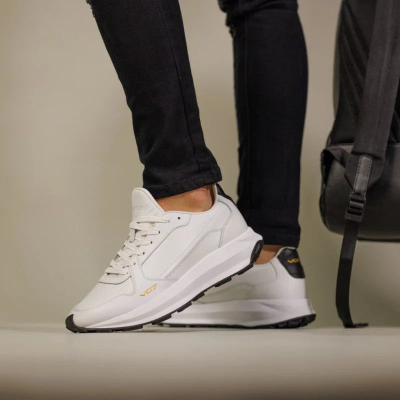 V 07 ORAN CUIR BLANC SNEAKERS BLANC 6