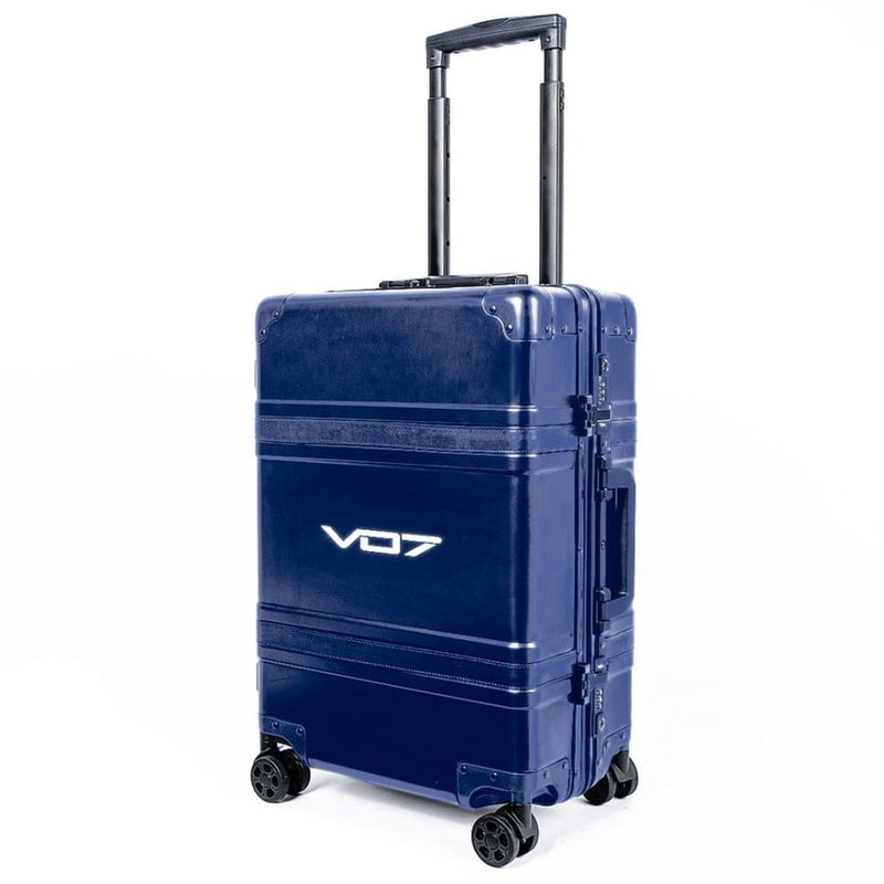 VO7 SUITCASE CABINE ALUMINIUM BLEU