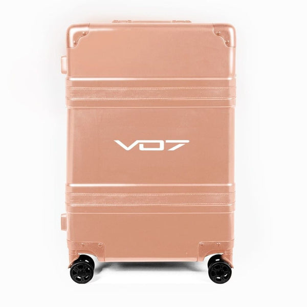 VO7 SUITCASE CABINE ALUMINIUM PINK