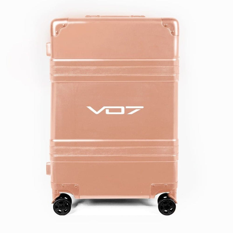 VO7 SUITCASE CABINE ALUMINIUM PINK