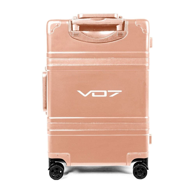 VO7 SUITCASE CABINE ALUMINIUM PINK