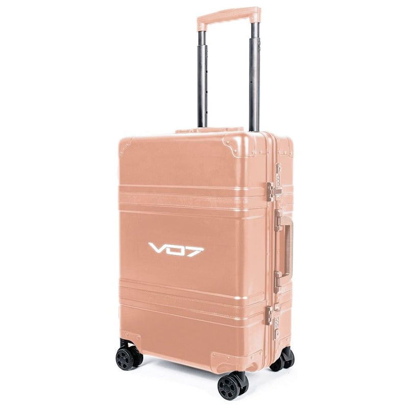 VO7 SUITCASE CABINE ALUMINIUM PINK