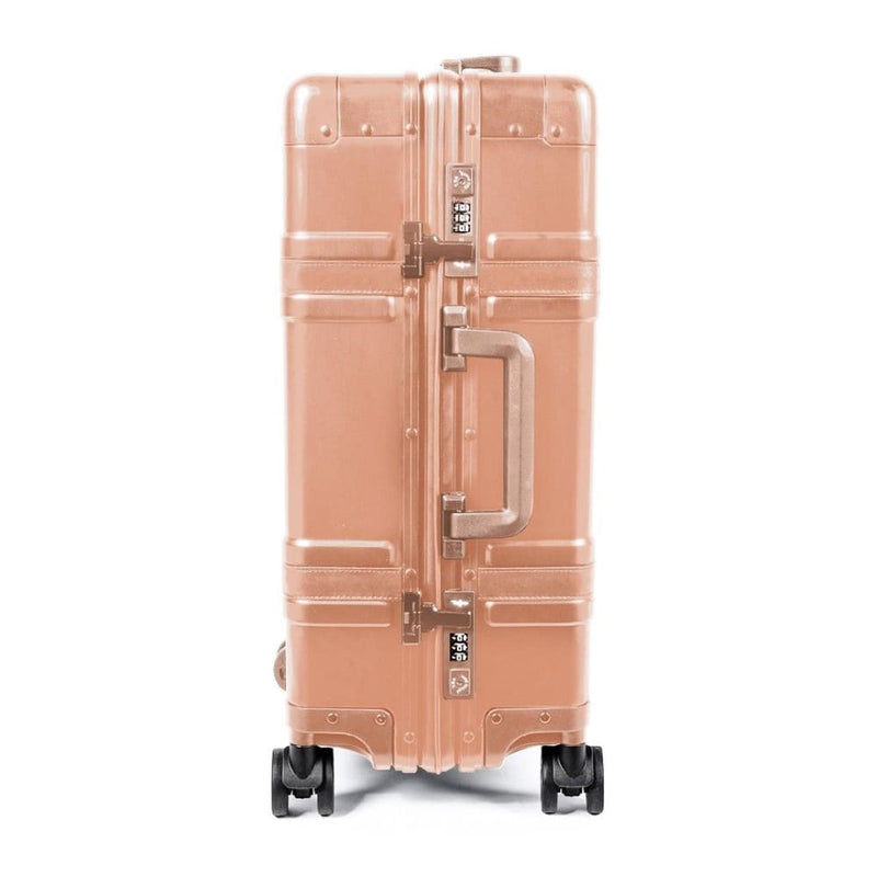 VO7 SUITCASE CABINE ALUMINIUM PINK