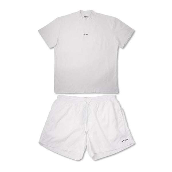 White Oversize Swimwear Set - Men’s Swimwear Set