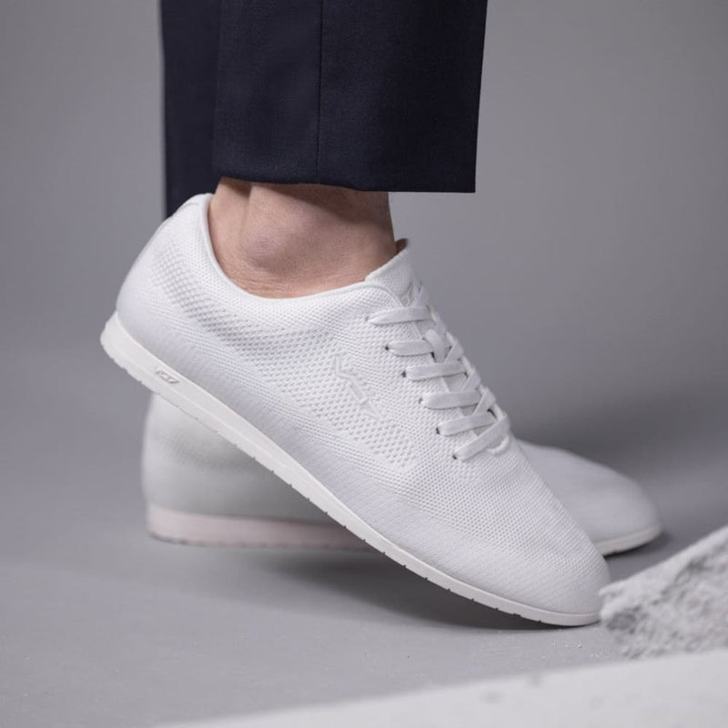 YACHT KNIT WHITE - Shoes