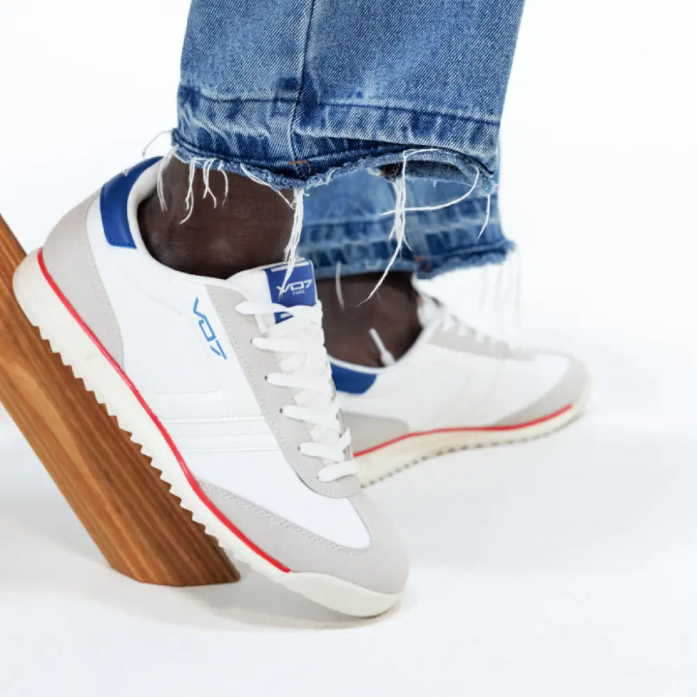 V 07 ZIZOU WHITE SNEAKERS MIX BLANC 2