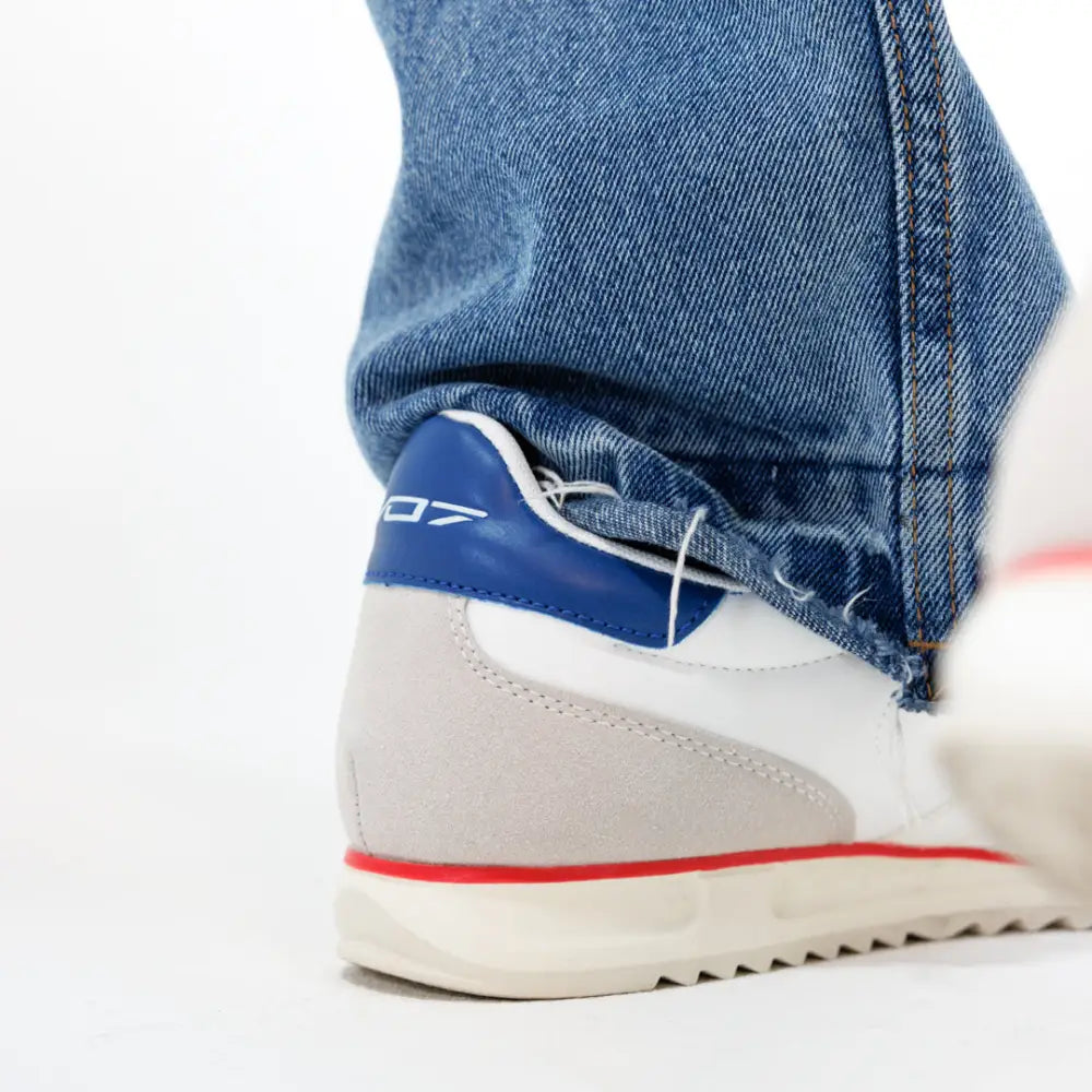 V 07 ZIZOU WHITE SNEAKERS MIX BLANC 9