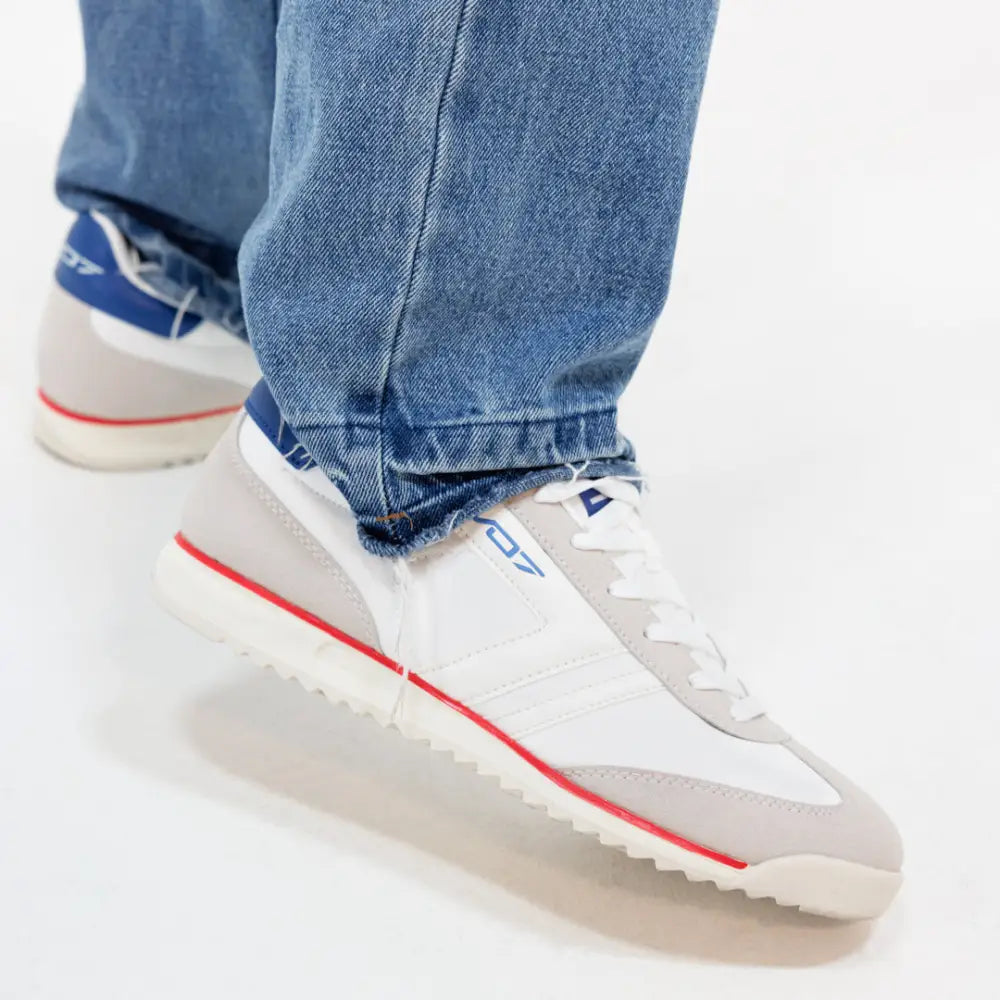 V 07 ZIZOU WHITE SNEAKERS MIX BLANC 8