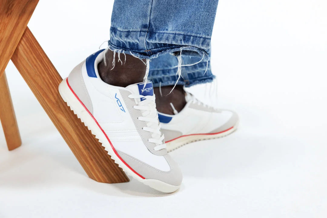 V 07 ZIZOU WHITE SNEAKERS MIX BLANC 2